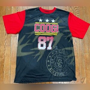 COOGI Kids Athletic T-Shirt - Red and Black